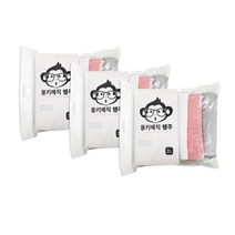 졸리홈 몽키매직 행주 무지 화이트 2p + 그레이 2p + 핑크 2p 세트, 3세트