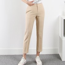 나인뮤즈 여성용 꾸안꾸밴딩팬츠