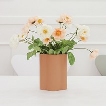 하루의공간 캄 도자기 화병, 오렌지