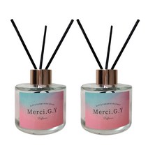 MerciGY 프리미엄 실내용 디퓨저 100ml x 2p, 다우니