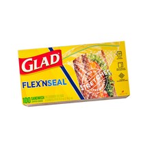 글래드 플렉스앤씰 샌드위치백 100p, 1개