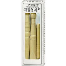 비제스코 우드 지압봉 3종 세트, 1세트