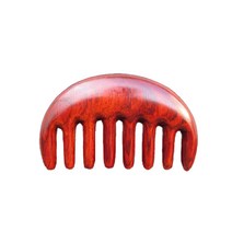 라라미즈 괄사빗 머리 마사지 도구 둥근형, 적우드, 1개