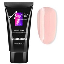미스치어링 폴리젤 네일 연장 60ml, NUDE PINK, 1개