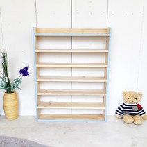 색깔 삼나무 시리즈 교구장 DIY 세트, 블루 라이트스카이