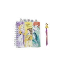 디즈니 프린세스 인덱스 노트 B타입 + 프린세스 마스코트 볼펜 세트, 혼합색상(노트), 랜덤발송(볼펜), 1세트