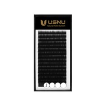 어스엔유 아이래쉬 무광 연장 속눈썹 J컬 길이믹스형 T0.15mm x 8~13mm, 1개