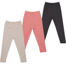 플레이몰 아동용 촘촘골지 레깅스 3종 세트