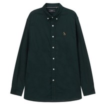 헤지스 남성용 버튼다운 면혼방 긴팔캐주얼셔츠