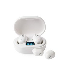 withSKm&service 조약돌 블루투스이어폰, SK120, 화이트