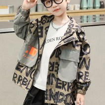 엔젤아이 아동용 레터링 왕포켓 자켓