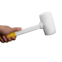 하이어데코 고무 망치 화이트 대 33 x 12.5 x 7 cm, 1개, KGW21081209