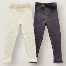 아동용 쫀쫀 치즈 골지 레깅스 C 2종세트