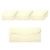 클래식 컬러 가로형 돈봉투, 크림, 100PIECE