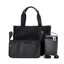 마리코코 코코 캔버스 기저귀 가방   이너백   보냉백 세트, 블랙(가방), 블랙(이너백, 보냉백)