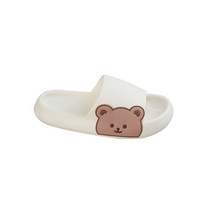 VWY 여성용 말랑말랑 PVC 곰돌이 슬리퍼