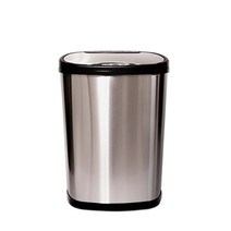 모지 자동센서 휴지통 42L MNT-R13, 실버, 1개