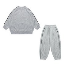 앤젤아이 아동용 두줄 무지 상의 + 하의 트레이닝 세트