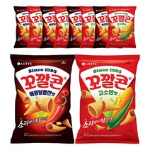 꼬깔콘 고소한맛 67g x 5p + 매콤달콤한맛 67g x 5p 세트, 1세트