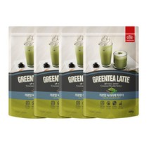 까로망 녹차라떼 파우더, 500g, 4개