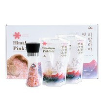 솔트플러스 히말라야 핑크 소금 3종 세트, 1세트