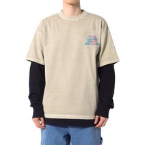 큐티에잇 남성용 WA Spread Pigment Layered Tee