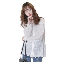 슈슈링 자수 임산부 블라우스