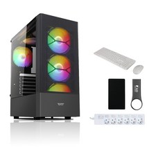 AID Alder 조립PC 10R (i7-12700F WIN10 Home 16GB NVMe 500GB RTX3060ti) + 무선랜 USB 동글 + 무선 키보드 마우스 + 가죽 데스크 매트 랜덤발송 + USB 32GB 랜덤발송 + 6구 멀티탭, 기본형