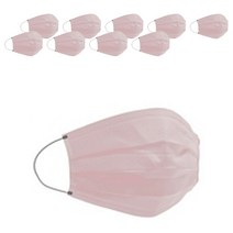 마스크랩 덴탈형 패션마스크 성인용, 무드 인디핑크, 1개, 10개입
