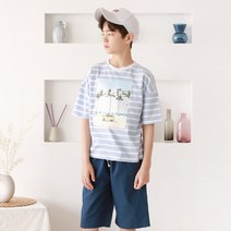 남아용 비치전사 티셔츠