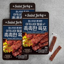 참나무 훈제 아카시아벌꿀 촉촉한 육포, 30g, 3팩