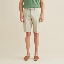 닥스 남성용 단색 린넨혼방 숏팬츠 DMPA2B0