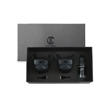 디씨네트워크 차량용 불독 방향제 무광실버 2개 오일향, 1세트, 도손