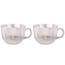 애스크제이 심플라인 오로라 시리얼 머그컵 480ml, 2개