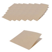 식품용 L자형 크라프트지 13 x 13 cm, 1개입, 1000개