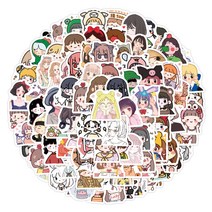 스팩트 팬시 스티커 랜덤발송, 100개, 귀여운 소녀들