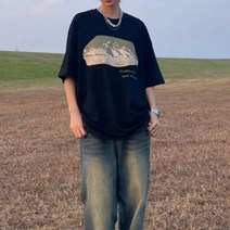 셀레네 여성용 아메리칸 캐주얼 반팔 티셔츠