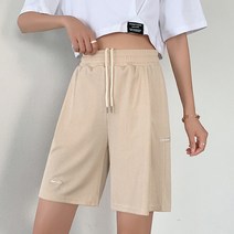 페이토 여성용 캐주얼 트레이닝 쿨링 5부 반바지