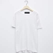 탱커스 여성용 린넨 백 트임 데일리 반팔 티셔츠 TU1TS083L0