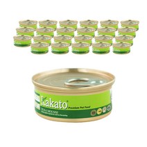 카카토 고양이 프리미엄 컴플리트 멘타리 주식캔 참치무스, 40g, 24개, 생선