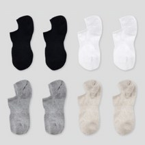 구냥씩 여성용 발등 덮는 보강 페이크삭스 8켤레 세트