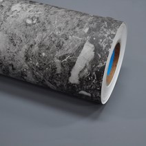 데코리아 현대필름 생활방수 접착식 대리석 시트지, ENAMEL 140 마블대리석 다크블랙