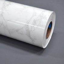 데코리아 현대필름 생활방수 접착식 대리석 시트지, ENAMEL 150 마블대리석 다크화이트