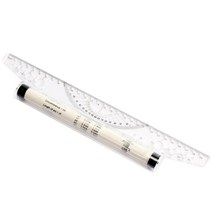 친절한마이쮸 전문가용 설계 도면 제도자 30cm, 혼합색상, 1개