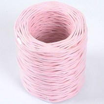 컬러 종이 철사, 1개, 03 종이 등나무 연한핑크