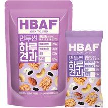 HBAF 하루견과 먼투썬 라일락, 20g, 10개