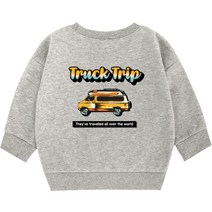 키즈크루 아동용 트럭트립 맨투맨