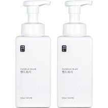 생활공작소 핸드워시 솝 용기 파우더향, 2개, 520ml