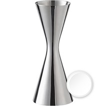 칼딘 더블 사이드 홈텐딩 칵테일 베이직 지거 30 / 60ml + 산소 버블 클리너 세트, 실버(지거), 1세트