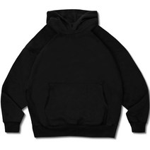 이지스튜디오 베이직 더블 코튼 오버핏 후드티